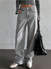 Slant Pocket Wide Leg Jeans