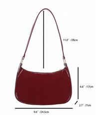 Solid Color Minimalist Lightweight Shoulder Bag