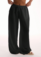 Textured Linen Pants
