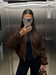 Zip-up Long Sleeve Jacket
