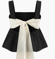 Bowknot Ruffle Tank Top