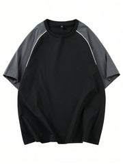 Men's Color Blocked Short Sleeve Tee