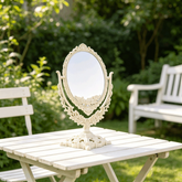1pc European-style Vintage Double-sided Makeup Mirror