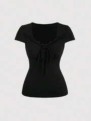 Lace Patchwork T-Shirt