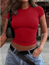 Solid Short Sleeve T-Shirt