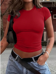 Solid Short Sleeve T-Shirt