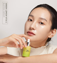 Anua Green Lemon Vitamin C Serum with Vitamin E, Hyaluronic & Ferulic Acid 0.67 fl.oz / 20ml