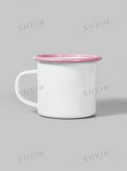 Pink Bordered Bow Cup