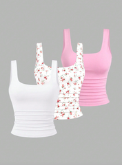 3pcs Tank Top Set