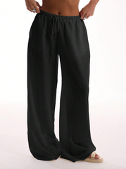 Textured Linen Pants