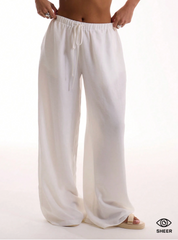 Textured Linen Pants