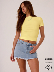 Short Sleeve Fitted T-Shirt