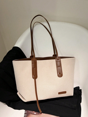 Large Capacity Foldable Shoulder Strap Tote Bag