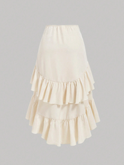 Skirt With High-Low Hem