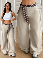 Casual Loose Scimitar Suit Pants