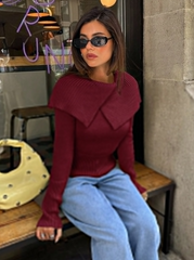 Turtleneck Tight-Fitting Long Sleeve