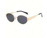 Vintage Small Oval Frame Sunglasses