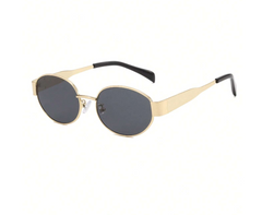 Vintage Small Oval Frame Sunglasses