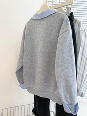 Casual College Style Women Sweatshirt