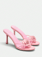 Floral High Heel Sandals