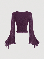 Elegant Front Tie Blouse