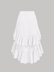 Skirt With High-Low Hem