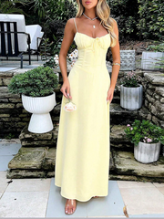 Backless Casual Dress