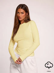 Long Sleeve Crew Neck Top