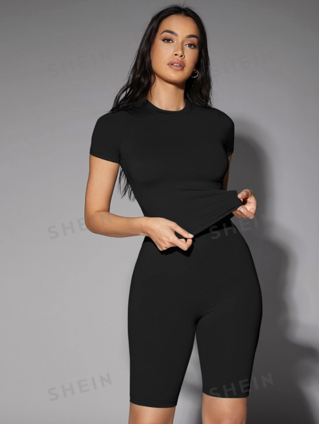 Solid Fitted Tee