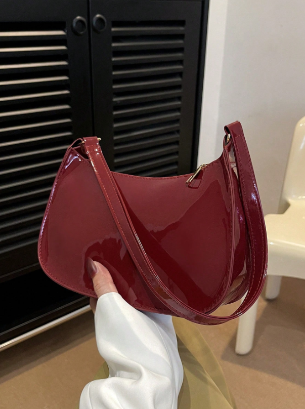 Solid Color Minimalist Lightweight Shoulder Bag