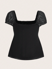Angelica Smoked Puff Sleeve Blouse