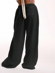 Textured Linen Pants