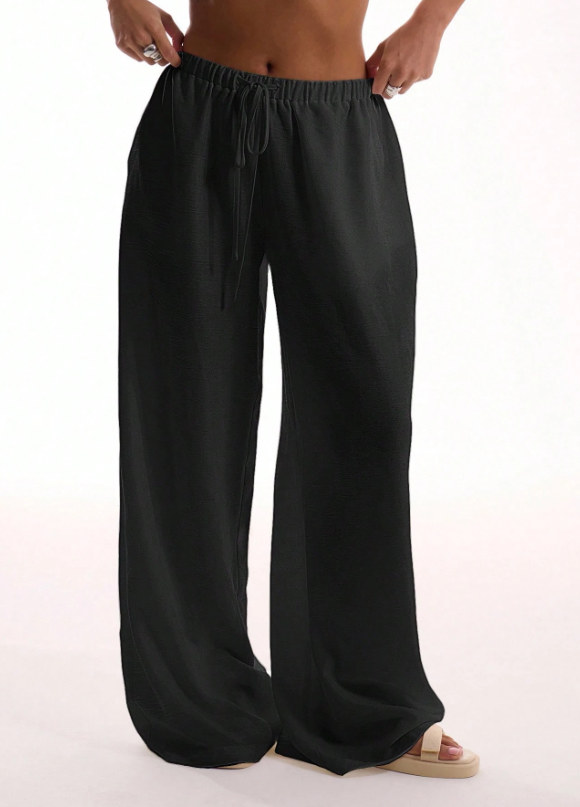 Textured Linen Pants