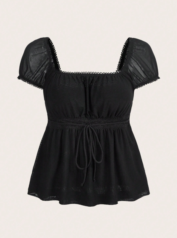 Angelica Smoked Puff Sleeve Blouse