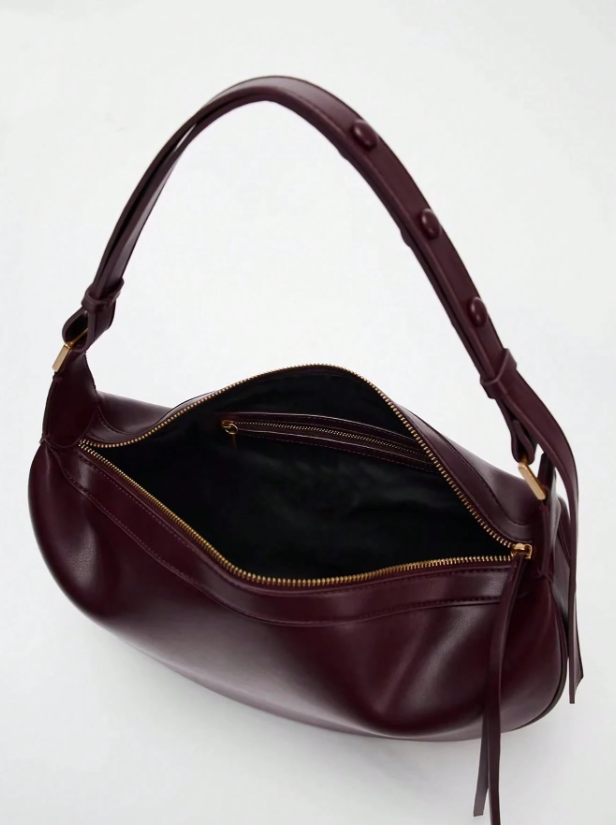 Canvas Crescent Shoulder Bag