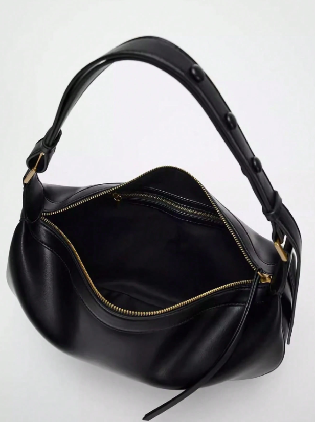 Canvas Crescent Shoulder Bag
