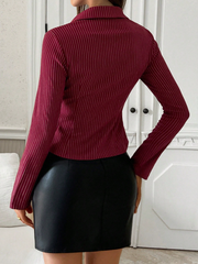 Striped Print Long Sleeve Shirt