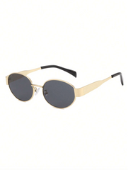 Vintage Small Oval Frame Sunglasses