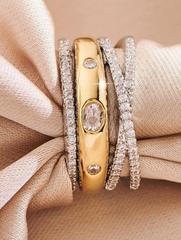Cubic Zirconia Decor Ring