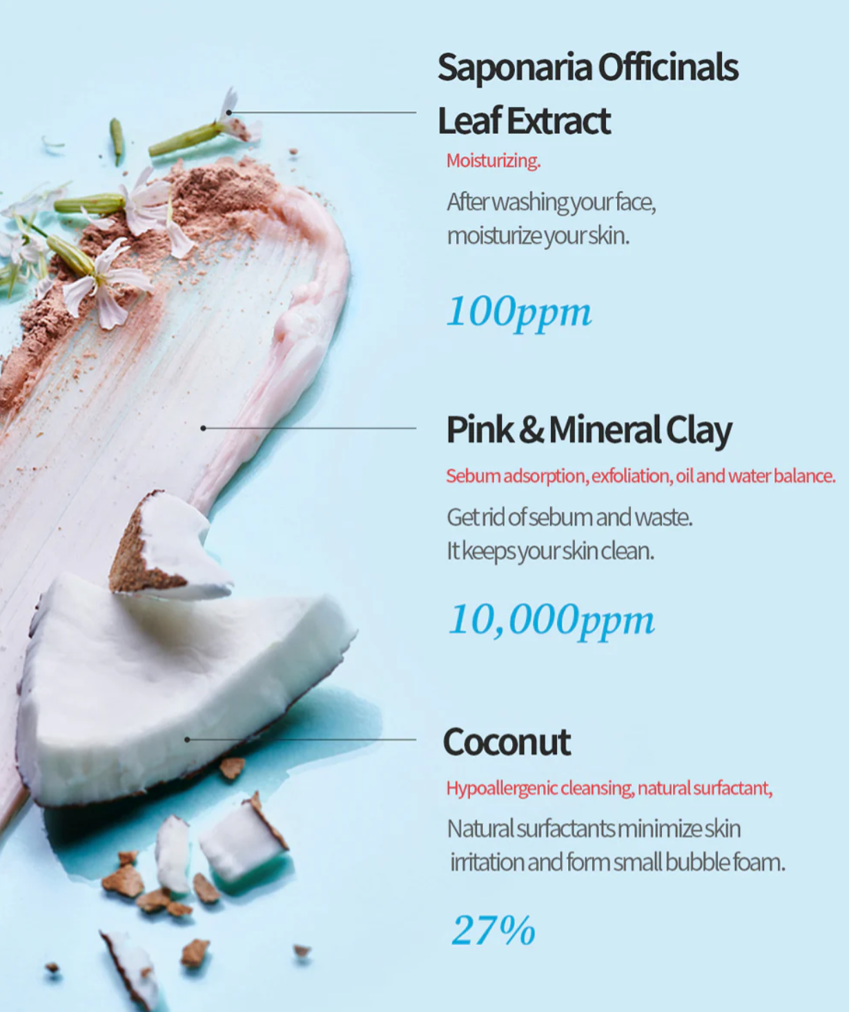 TOCOBO - Coconut Clay Cleansing Foam