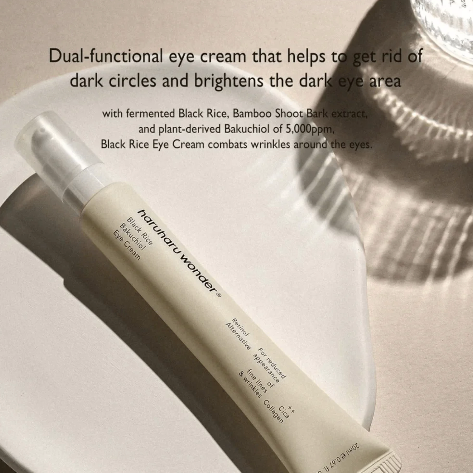 Haruharu Wonder Black Rice Bakuchiol Eye Cream