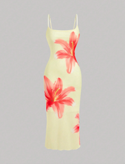 Floral Print Slip Dress