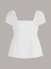 Angelica Smoked Puff Sleeve Blouse