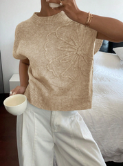 Floral Print Short Sleeve Top