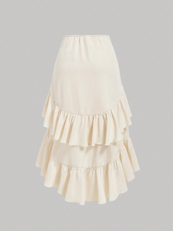 Skirt With High-Low Hem