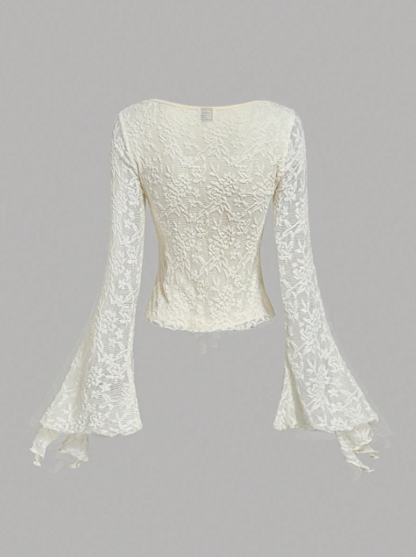 Elegant Front Tie Blouse