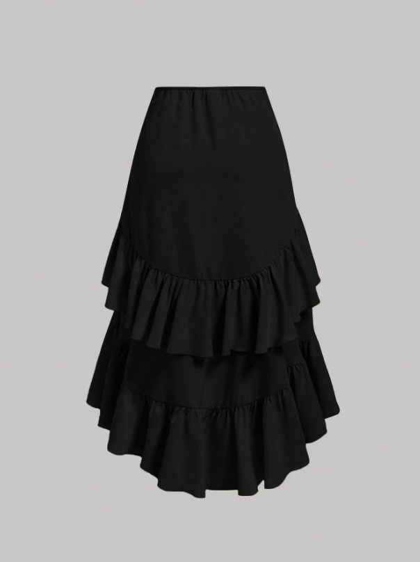 Skirt With High-Low Hem