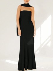 Ribbed Tube Long Dress