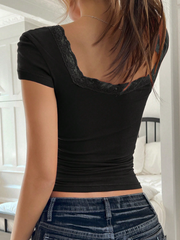 Slim Short Sleeve Top