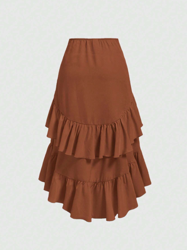 Skirt With High-Low Hem